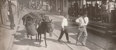 In tram e mulo, 1914 da Unbekannt