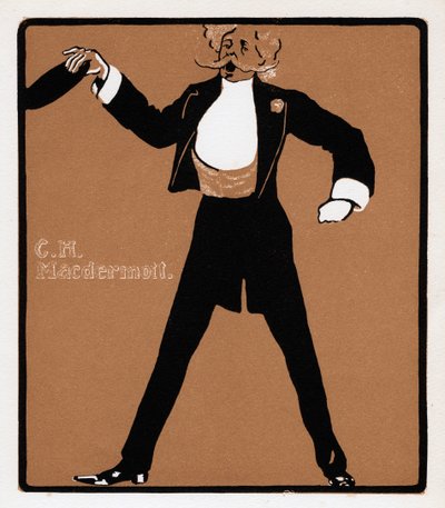 CH MacDermott 1845-1901, star del music hall, fine XIX secolo da Unbekannt