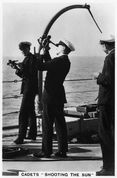 Cadetti che osservano il sole, Royal Navy College da Unbekannt