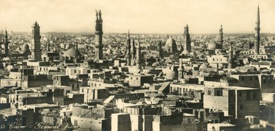 Il Cairo - Vista generale, c1918-c1939 da Unbekannt