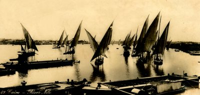 Il Cairo - Fiume Nilo, c1918-c1939 da Unbekannt