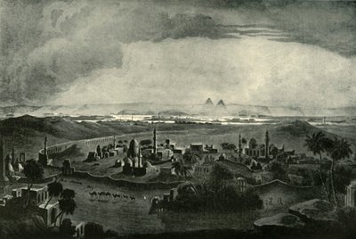 Il Cairo e le Piramidi, inizio XIX secolo, 1901 da Unbekannt
