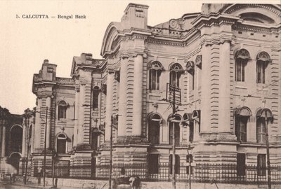 Calcutta - Banca del Bengala, c1900 da Unbekannt