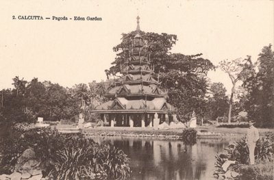 Calcutta - Pagoda - Giardino Eden, c1900 da Unbekannt