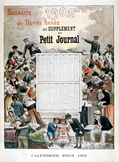 Calendario per il 1902, 1901 da Unbekannt
