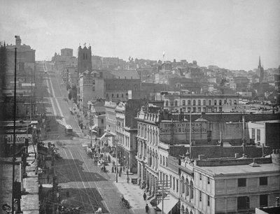 California Street, San Francisco, c1897 da Unbekannt