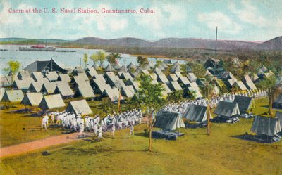 Campo alla stazione navale degli Stati Uniti, Guantanamo, Cuba, c1911 da Unbekannt