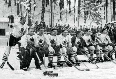 Squadra canadese di hockey su ghiaccio, Giochi Olimpici Invernali, Garmisch-Partenkirchen, Germania, 1936 da Unbekannt