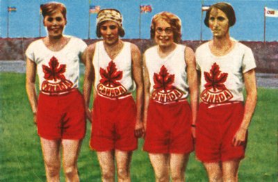 Squadra canadese, staffetta femminile 4 x 100 metri, 1928 da Unbekannt