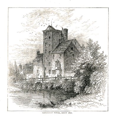 Torre di Canonbury circa 1800, 1878 da Unbekannt