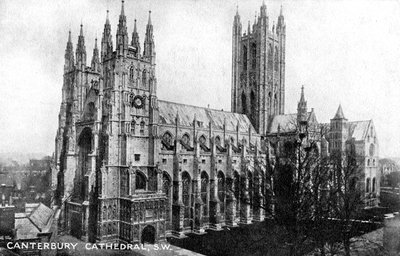 Cattedrale di Canterbury, Canterbury, Kent, inizio XX secolo da Unbekannt