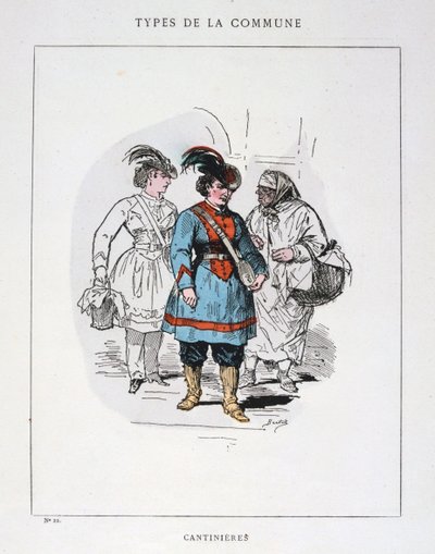 Cantiniere, Comune di Parigi, 1871 da Unbekannt