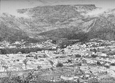 Città del Capo e Table Mountain, Sudafrica, c1900, 1906 da Unbekannt