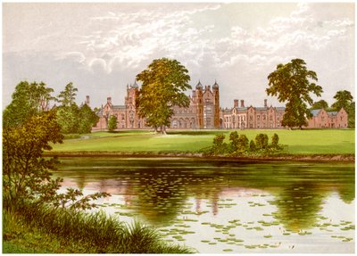 Capesthorne, Cheshire, casa della famiglia Davenport, c1880 da Unbekannt