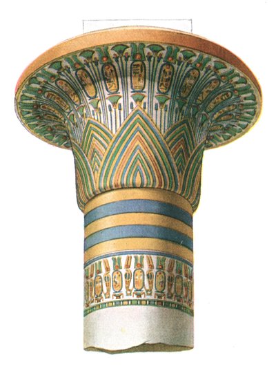 Capitello da Karnak, Egitto, 1928 da Unbekannt