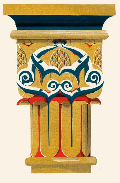 Capitale delle Colonne, Corte dello Stagno dei Pesci, 1907 da Unbekannt