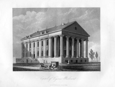 Campidoglio della Virginia, Richmond, USA, 1855 da Unbekannt