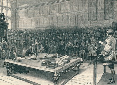Il capitano Kidd davanti alla barra della Camera dei Comuni, 1700 1905 da Unbekannt