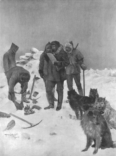 La ricerca di Franklin da parte del Capitano MacClintock, 1859: La scoperta dei...reperti..., 1901 da Unbekannt
