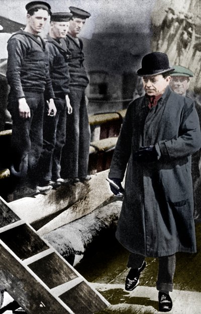 Capitano Scott, esploratore polare britannico, sulla Terra Nova, c1900s-c1910s 1936 da Unbekannt