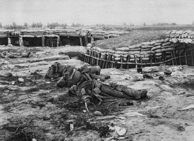 Posizione russa catturata, Melkov, Polonia, Prima Guerra Mondiale, 20 luglio 1915 da Unbekannt