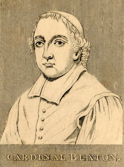 Cardinale Beaton, 1494-1546, 1830 da Unbekannt