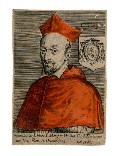 Cardinale Francesco Sforza, sacerdote italiano, XVI secolo da Unbekannt