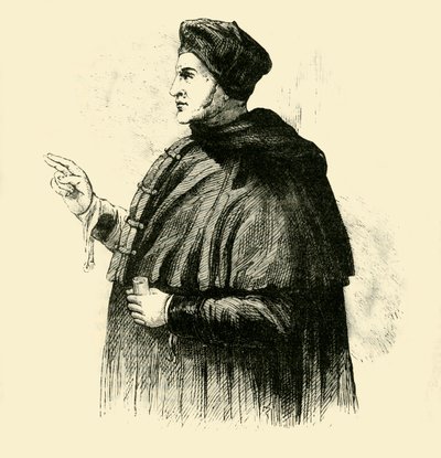 Cardinale Wolsey, c1500, 1890 da Unbekannt