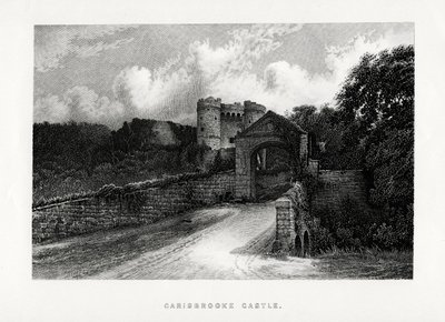 Castello di Carisbrooke, Newport, Isola di Wight, 1896 da Unbekannt