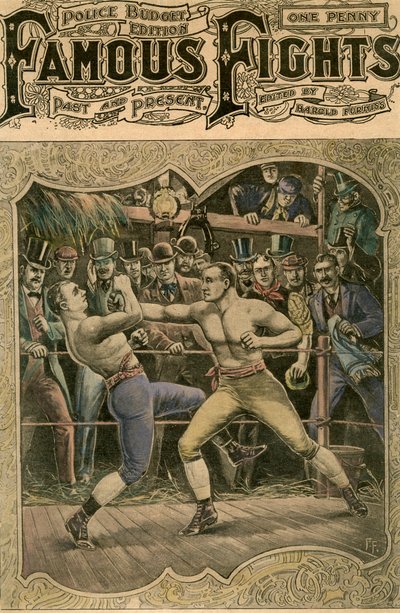 Carney colpì con tutta la sua forza la mascella destra, 1880s fine XIX o inizio XX secolo da Unbekannt