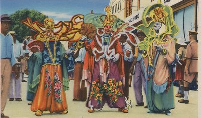 Carnevale, Trinidad, B.W.I., c1940s da Unbekannt