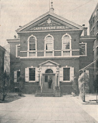 Carpenters Hall, Filadelfia da Unbekannt