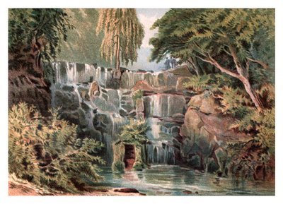 Cascata a Virginia Water, 1880 da Unbekannt