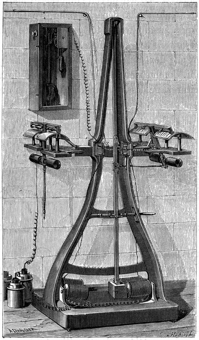 Pantelografo di Caselli, 1874 da Unbekannt