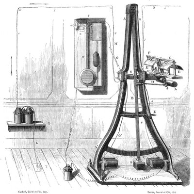 Pantelegrafo di Caselli del 1865, c1870 da Unbekannt