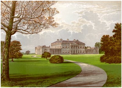 Castello Coole, Enniskillen, Contea di Fermanagh, residenza del Conte di Belmore, c1880 da Unbekannt