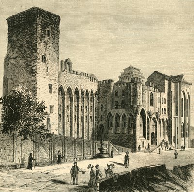 Castello dei Papi, Avignone, 1890 da Unbekannt