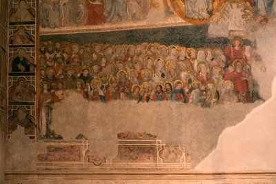 Cattedrale (Catedral de Santa María). Il chiostro. La cappella (San Blas). Affreschi. da Unbekannt