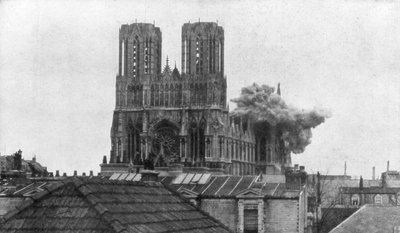 Cattedrale di Reims, Prima Guerra Mondiale, 19 aprile 1917 da Unbekannt