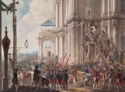 Caterina II sul balcone del Palazzo d