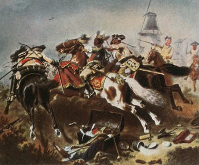 Scontro di cavalleria a Rossbach, 5 novembre 1757 da Unbekannt