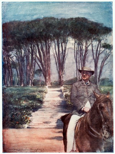 Cecil Rhodes, imprenditore e statista sudafricano nato in Inghilterra, c1900 da Unbekannt
