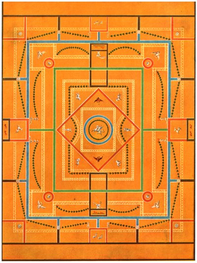 Decorazione del soffitto, Pompei, Italia, 1928 da Unbekannt