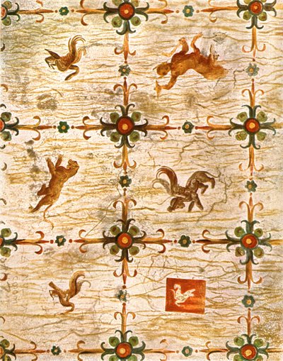Decorazione del soffitto nella Domus Aurea di Nerone, Roma, Italia, 1928 da Unbekannt