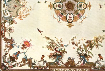Soffitto nella Grande Singerie, Château de Chantilly, Francia, 1928 da Unbekannt