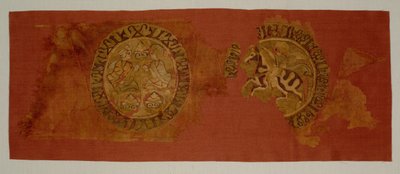 Banchetto celeste appeso, dalla tomba del Vescovo Gurb, 1200-1284 da Unbekannt