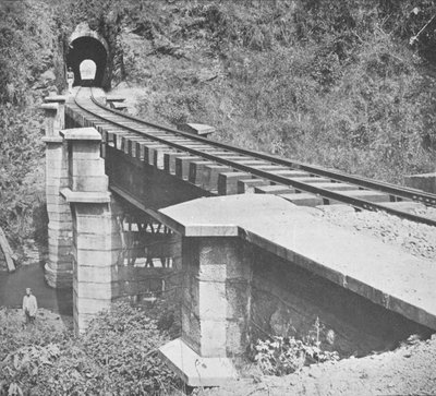 Ferrovia Centrale del Brasile: Scavo attraverso la Serra do Mar, 1914 da Unbekannt