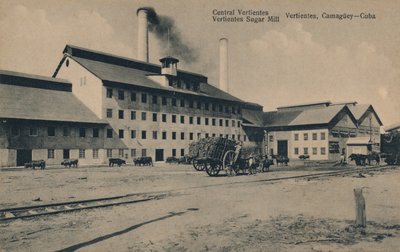 Zuccherificio Centrale Vertientes, Camaguey, Cuba, c1910 da Unbekannt
