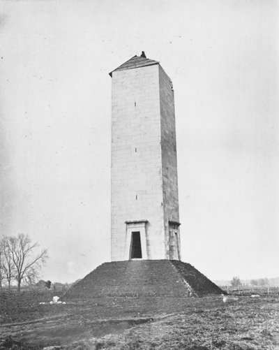 Monumento di Chalmette, Campo di battaglia di New Orleans, Louisiana, USA, c1900 da Unbekannt