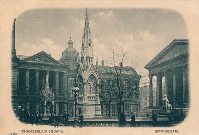 Chamberlain Square, Birmingham, c. 1905 da Unbekannt